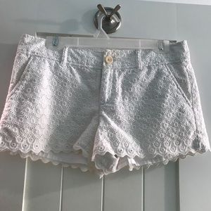 LILLY PULITZER white lace short